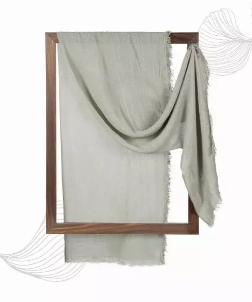 شال حاشیه شطرنجی