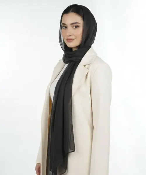 شال حریر ارگانزا ملانژ