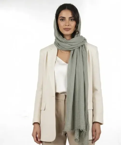 شال نخی چروک